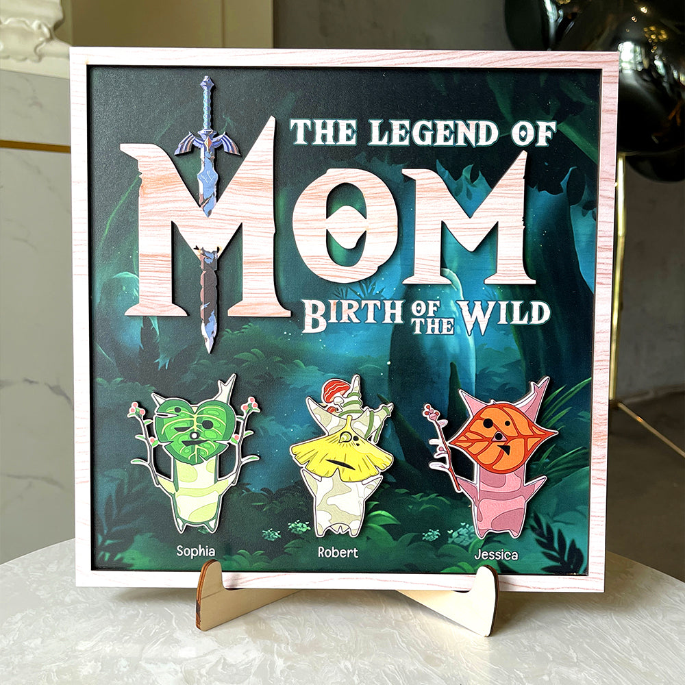 Personalized Gifts For Mom Wood Sign Birth Of The Wild 05naqn220224 - Wood Signs - GoDuckee