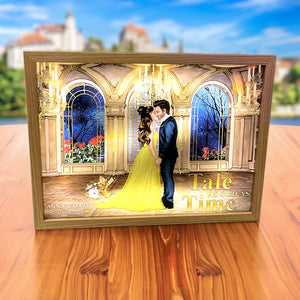 Personalized Gifts For Couple Light Frame Time 05htqn191223pa - Canvas Print - GoDuckee