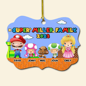 Gift For Family, Personalized Ornament, Game Lover Family Ornament, Christmas Gift 01NAHN210823 - Ornament - GoDuckee