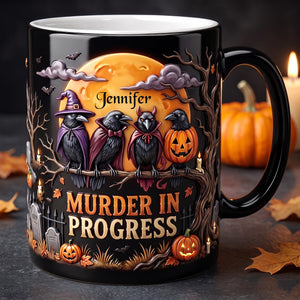 Raven Halloween Magic Mug - Personalized Halloween Gifts 06toqn170826