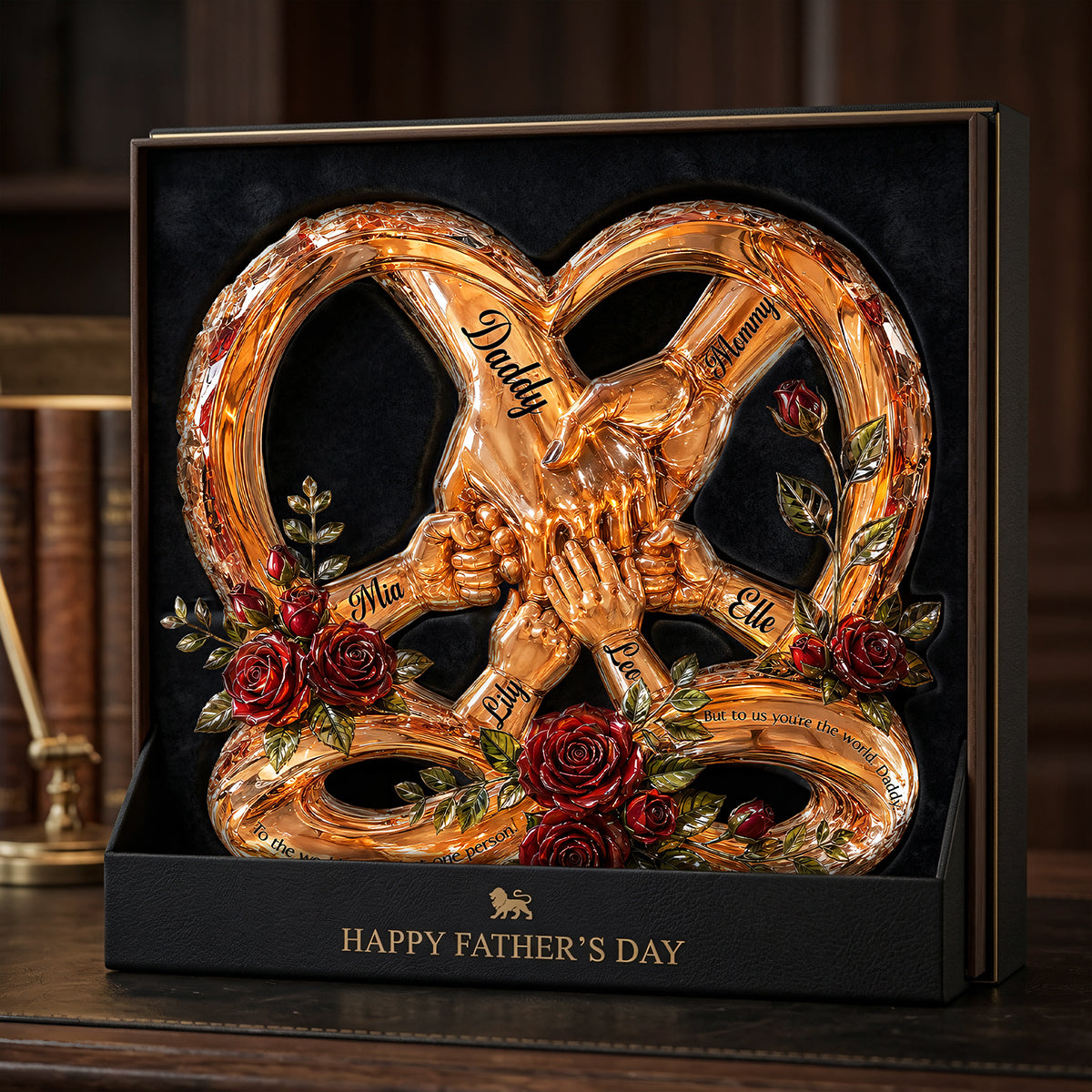 Side By Side Keepsake Acrylic Plaque - Personalized Gifts For Dad 02PATA220526 - Shaped Plaques - GoDuckee