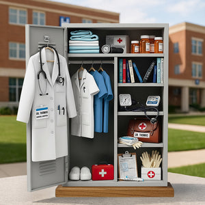 Doctor Personal Locker Acrylic Plaque - Personalized Gifts For Doctor 01qhdt070625 - Shaped Plaques - GoDuckee