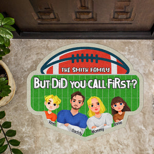 Personalized Gifts For Family Doormat, American Football Lovers 02xqlu111024hg - Doormat - GoDuckee