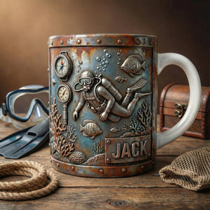Ocean Adventure Coffee Mug – Personalized Gifts For Scuba Diving Lovers 04tglu151225 - Coffee Mug - GoDuckee