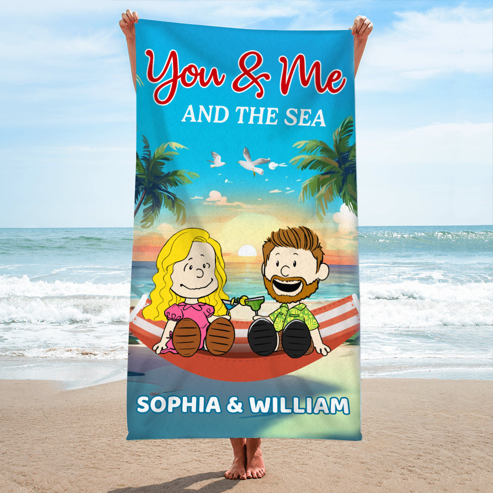 Personalized Gifts For Couple Beach Towel 03TODT080125PA - Beach Towel - GoDuckee