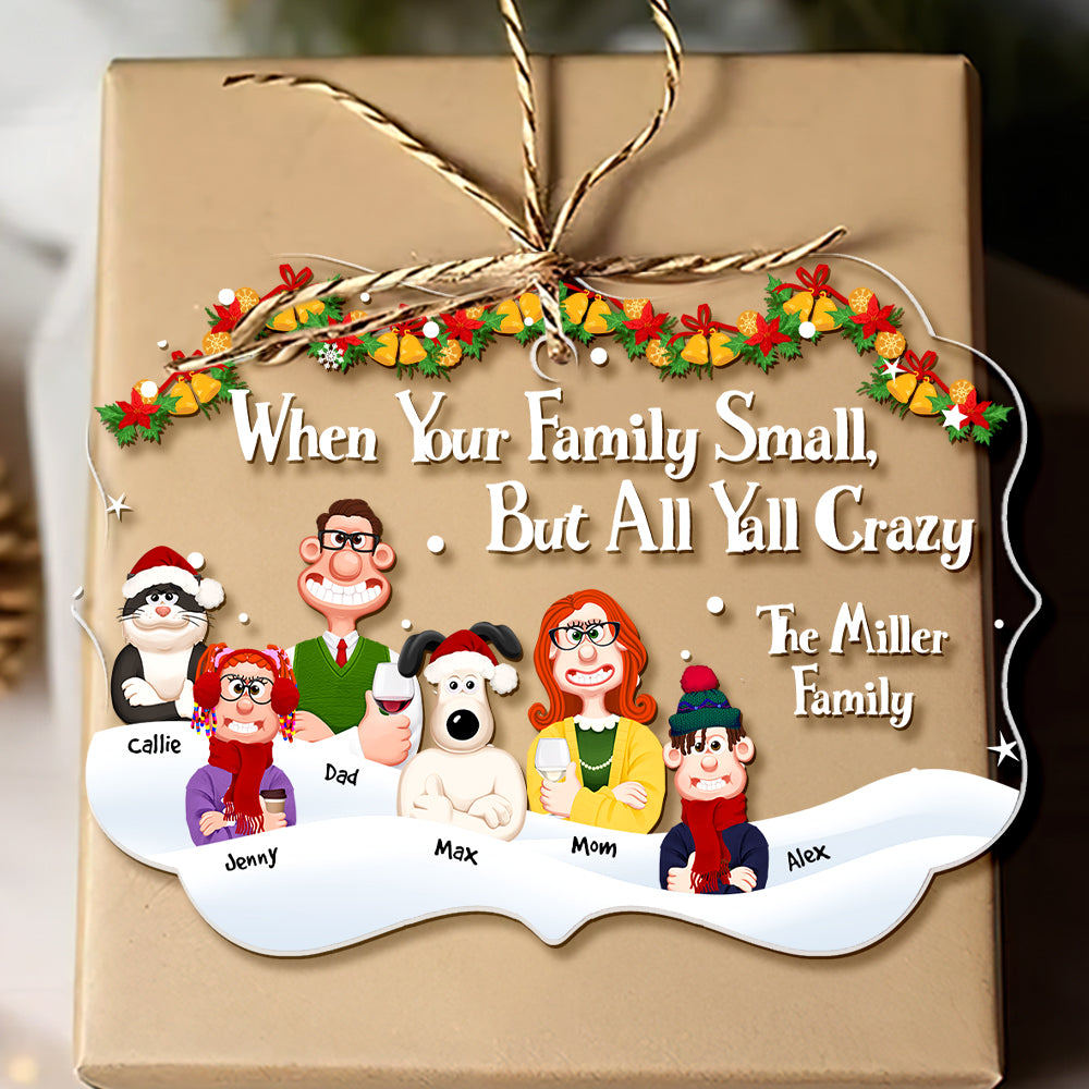 Personalized Gifts For Family Christmas Ornament 02KADT141124PA - Ornament - GoDuckee