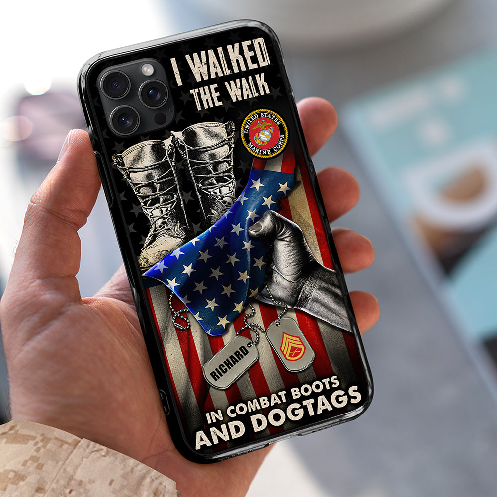 Custom Military Rank Gifts For Veteran Phone Case 03qnqn120724 - Phone Case - GoDuckee