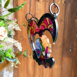 Personalized Gifts For Couple Suncatcher Window Hanging Ornament 02hupu180524hh - Ornaments - GoDuckee