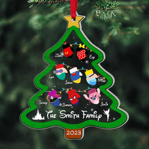 Family Christmas Tree 03htpu311023 Personalized Ornament - Ornament - GoDuckee