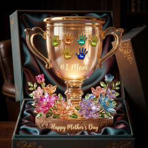 Mother's Day Trophy Acrylic Light Box - Personalized Gifts For Mom 02palu220426 - Light Box - GoDuckee