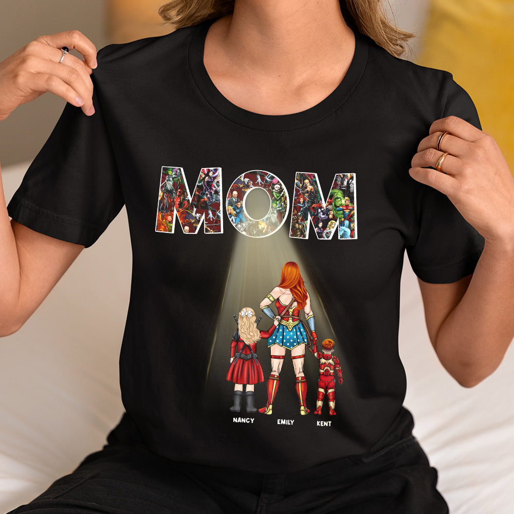 Personalized Gifts For Mom Shirt Best Mom Ever 071OHPU020424PA - 2D Shirts - GoDuckee