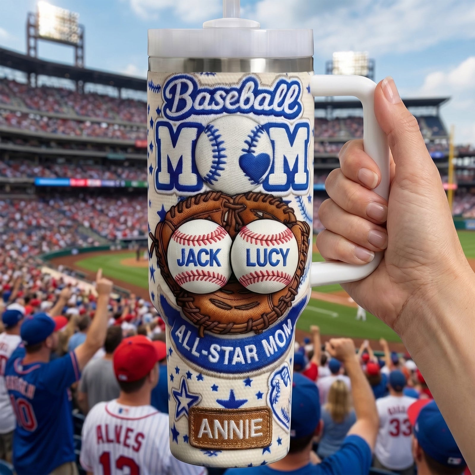 Baseball Mom 40oz Tumbler - Personalized Gifts For Moms 04tyqn110426 - Tumbler Cup - GoDuckee