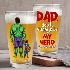 Personalized Gifts For Dad Beer Glass 01qhpu160524pa Father's Day - Drinkware - GoDuckee