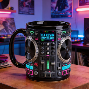 DJ Tables Coffee Mug Personalized Gifts For Disc Jockey 03natn070226 Music Lovers - Coffee Mug - GoDuckee