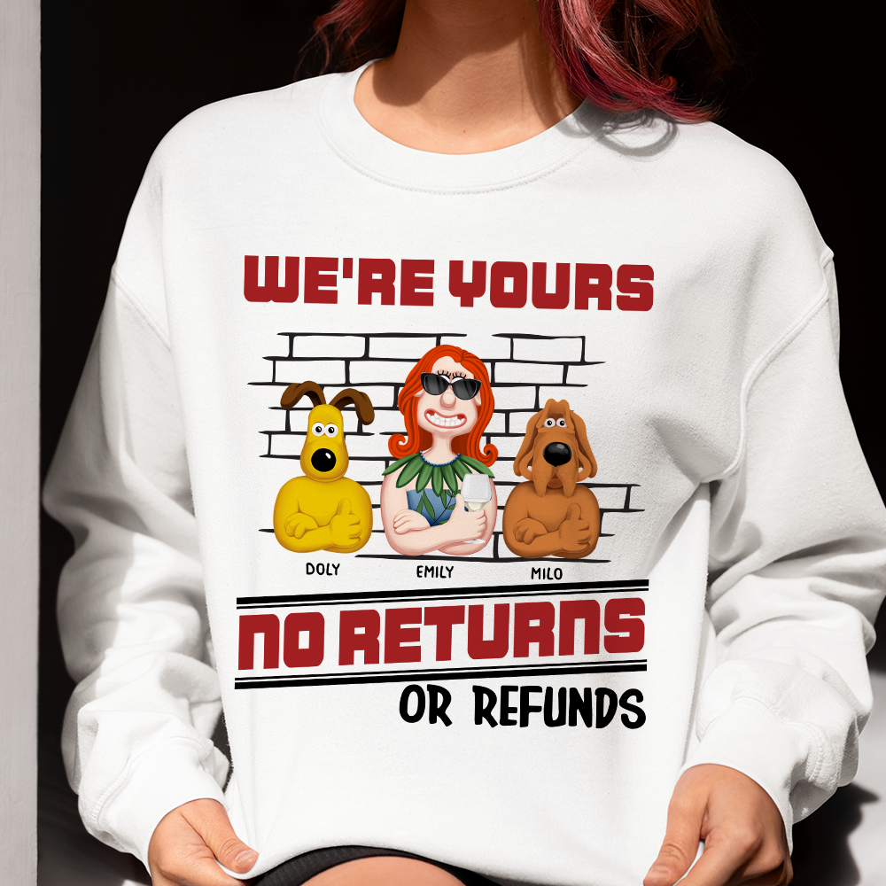 Personalized Gifts For Dog Lovers Shirt 01kapu220225pa We're Yours - Shirts - GoDuckee