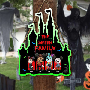 Personalized Gifts For Family Wood Sign Halloween 02XQMH150824 - Wood Sign - GoDuckee