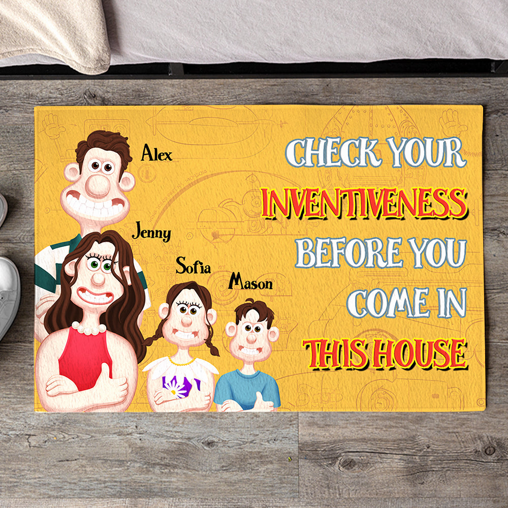 Personalized Gifts For Family Doormat 04NAMH110225PA - Doormat - GoDuckee