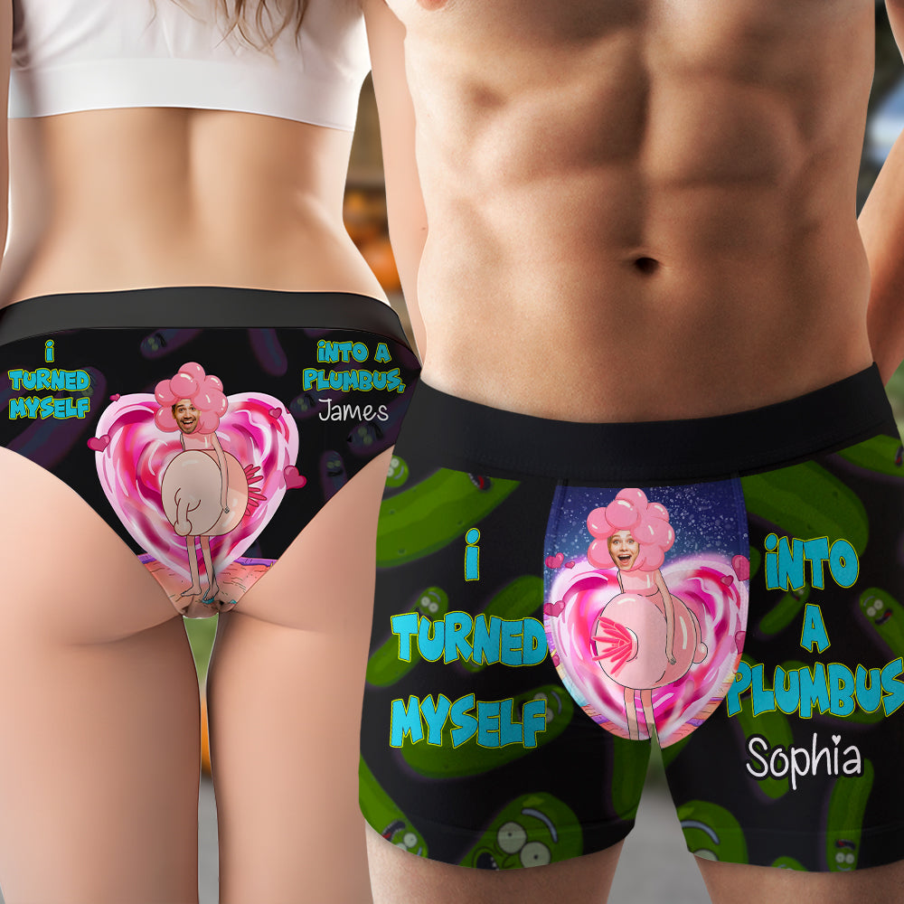 Custom Photo Gifts For Couple Men's Boxers and Women's Brief 02kadc160824 - Boxer Briefs - GoDuckee