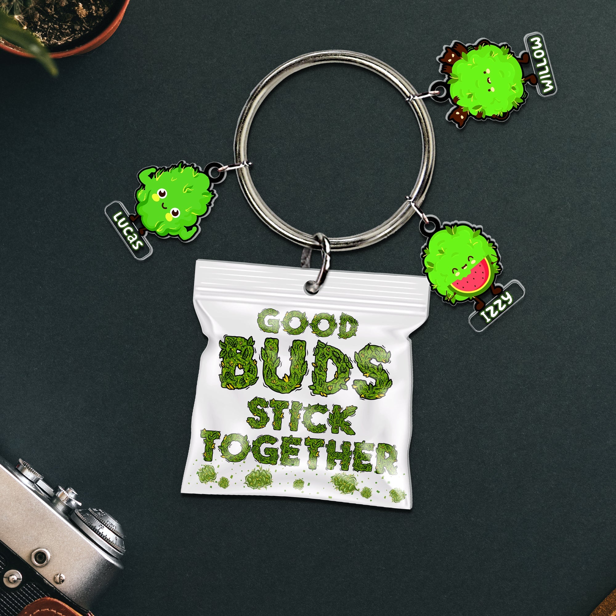 Personalized Funny Gifts For Friends Keychain With Charms 03toqn291124