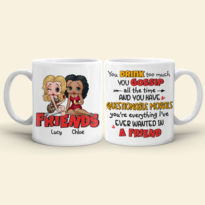 Friends, Gift For Best Friends, Personalized Mug, Bestie Drinking Mug 04HUHN050823HH - Coffee Mug - GoDuckee