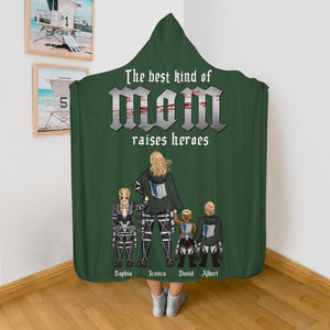 Personalized Gifts For Mom Wearable Blanket Hoodie The Best Kind Of Mom 04acqn200324hh - Blankets - GoDuckee