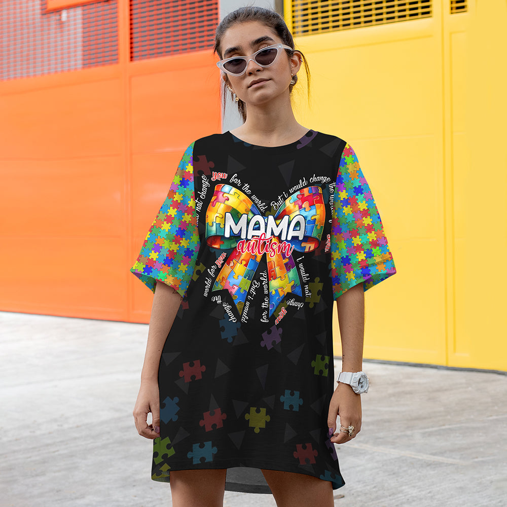 Gifts For Autism Mom Raglan Dress Autism Awareness 05XQMH180325 - AOP Products - GoDuckee