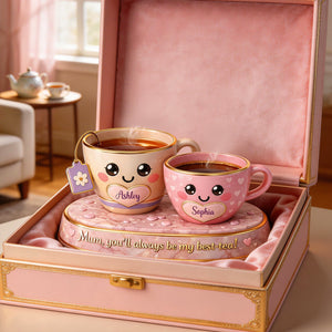 Mom And Daughter Best-Tea Acrylic Plaque - Personalized Gifts For Mom 05TOMG200326 - Shaped Plaques - GoDuckee