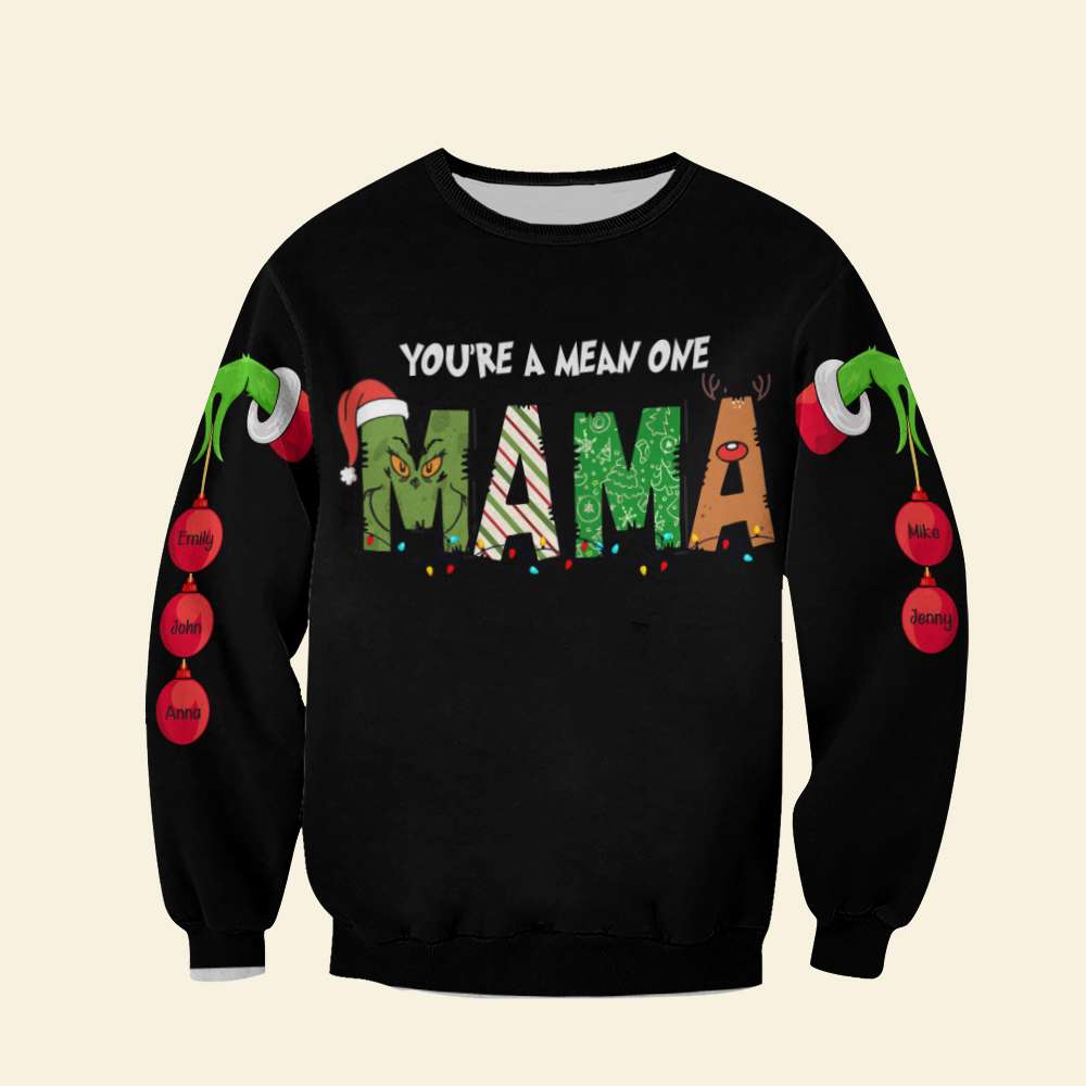 You Are Mean One Mom/mimi/nana Png Bundle, Christmas Custom Design Shirt  Png Bundle, Christmas Character 2023 Png, Instant Download (Download Now) 