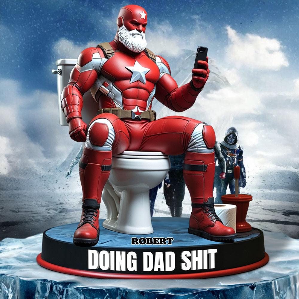 Doing Dad Sh*t Acrylic Plaque - Personalized Gifts For Dad 01todt090525 - Shaped Plaques - GoDuckee