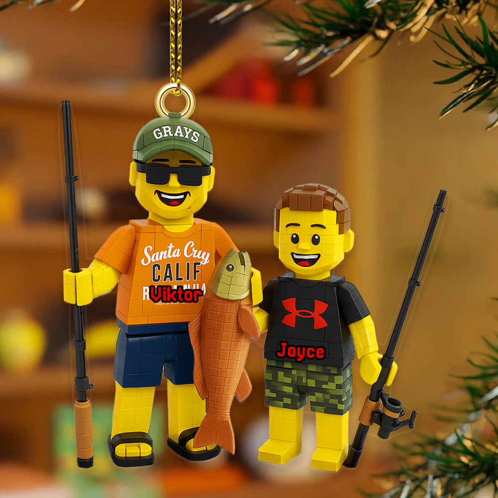 Personalized Gifts For Fishing Lovers, Fishing Custom Photo Acrylic Ornament 04pgmg120925 - Ornament - GoDuckee