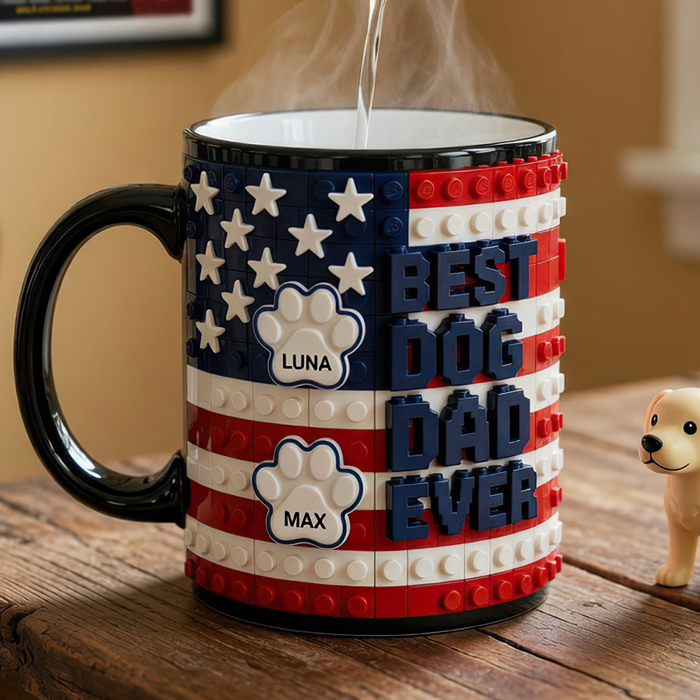 Best Dog Dad Ever Magic Coffee Mug - Personalized Gifts For Dad 02tgdt060526 - Coffee Mug - GoDuckee