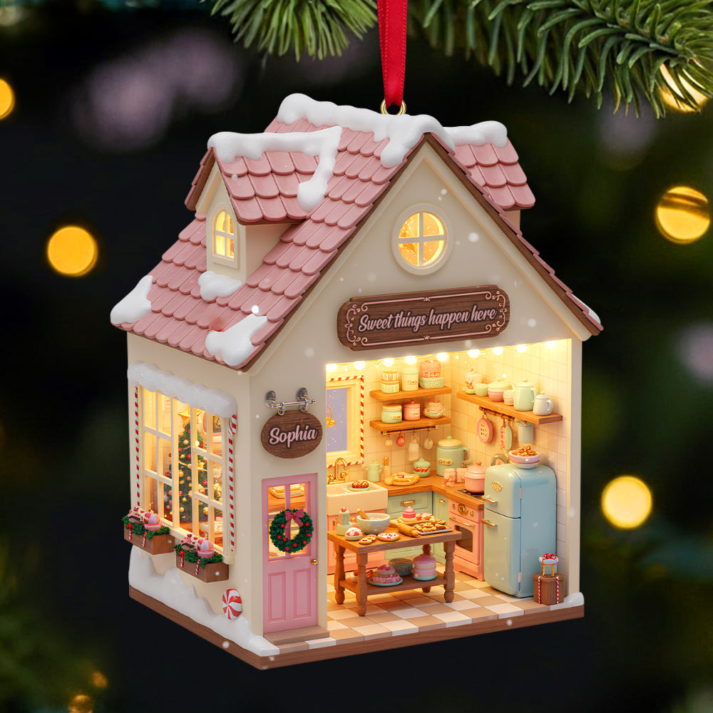 Baking Miniature Christmas Ornament Personalized Gifts For Bakers 06pgtn041125 - Ornament - GoDuckee