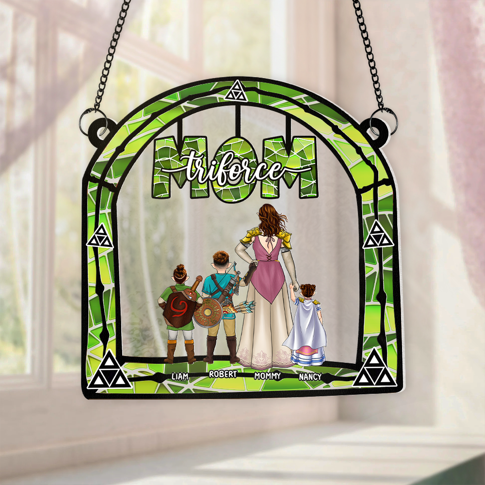 Personalized Gifts For Mom Window Hanging Suncatcher Ornament 03ohpu150225hg - Ornament - GoDuckee