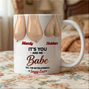 Old Couple Forever Mug - Personalized Gifts For Couple 04OHMG060125 - Coffee Mug - GoDuckee