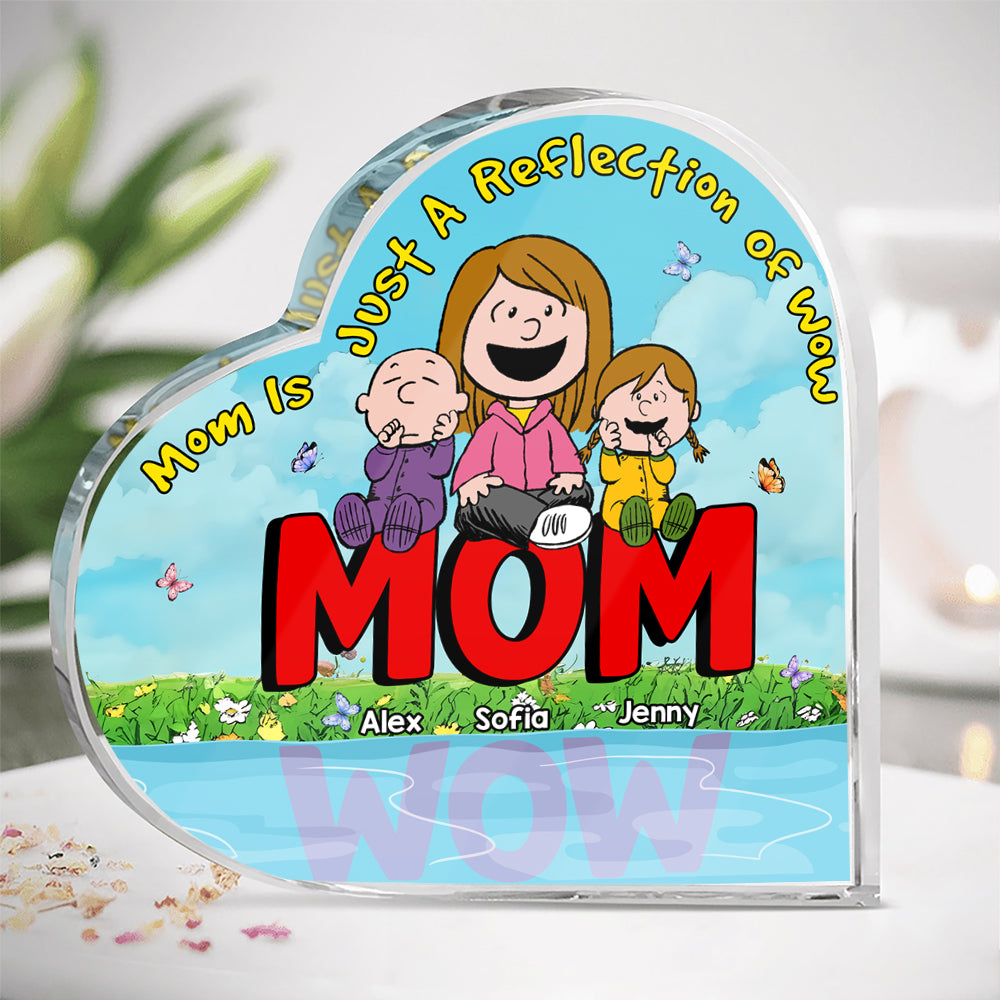 Personalized Gifts For Mom Heart Shape Plaque 05TOMH100125HH - Shaped Plaques - GoDuckee