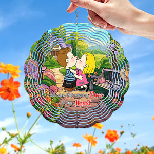 Personalized Gifts For Couple 3D Wind Spinner Missing Piece 01XQQN191224HG - Ornament - GoDuckee