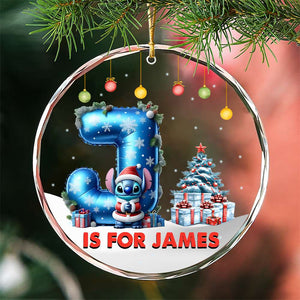 Personalized Christmas Gifts For Kids Crystal Ornament 04KAMH210924 - Ornament - GoDuckee