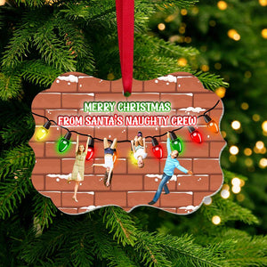 Custom Photo Gifts For Family Christmas Funny Family Medallion Ornament 01OHMH111024 - Ornament - GoDuckee