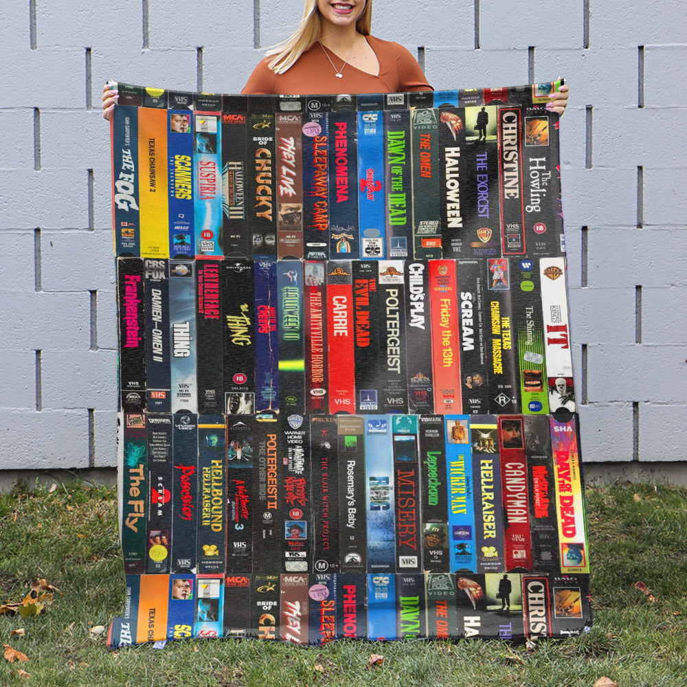 Gifts For Horror Tape Lovers Blanket 05ohqn220125 - Blanket - GoDuckee