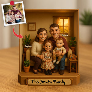 Personalized Custom Photo Gifts For Family Acrylic Plaque 02XQLU100425 - Shaped Plaques - GoDuckee
