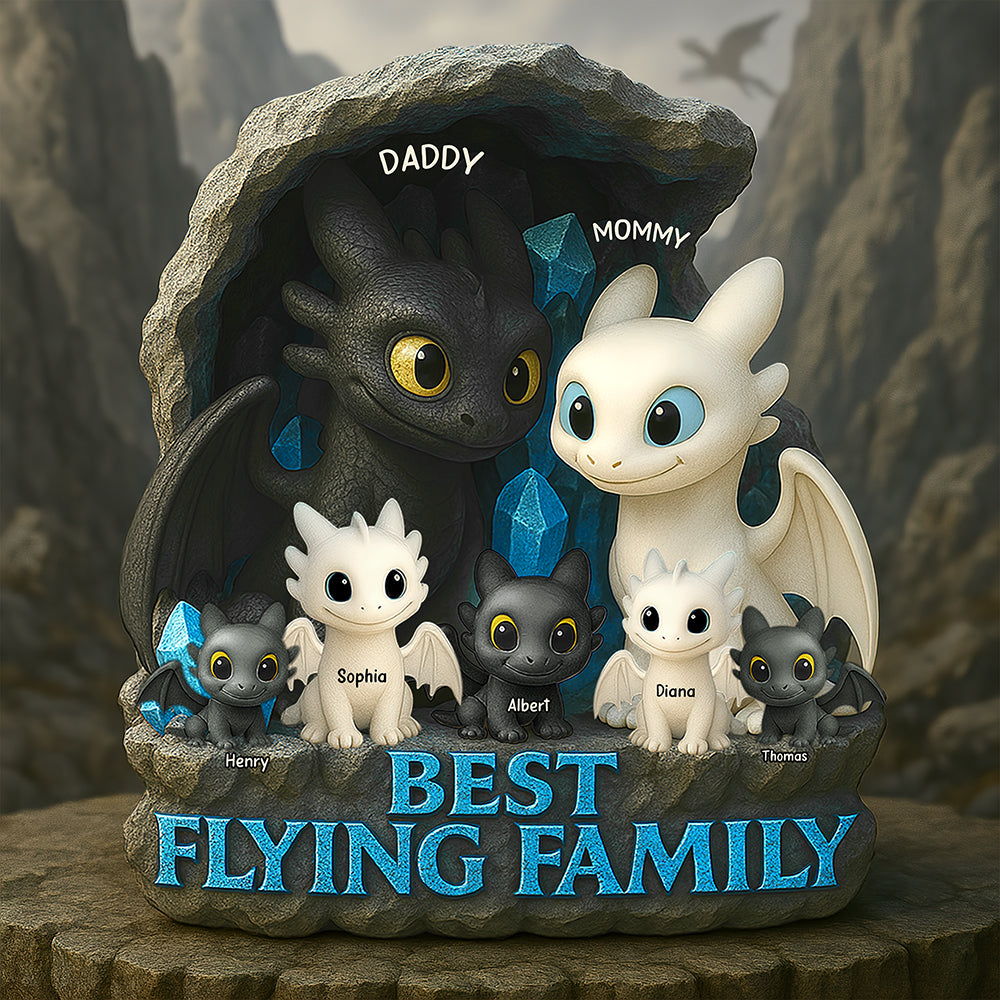 Personalized Gifts For Family Acrylic Plaque, Dragon Fans 02tgqn110425 - Shaped Plaques - GoDuckee