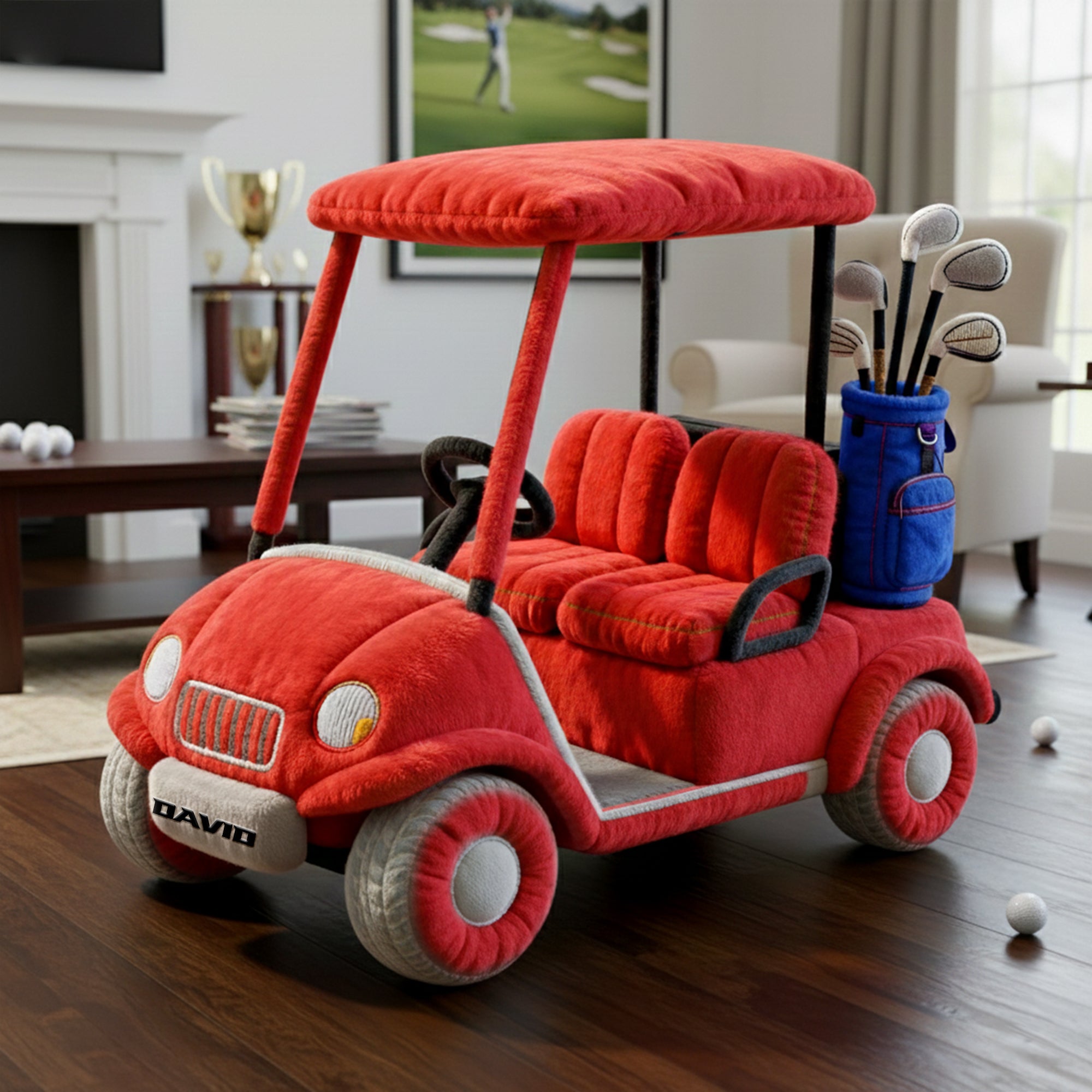 Golf Cart Adventures Pillow - Personalized Gift For Golfers 05OHLU091225 - Pillow - GoDuckee