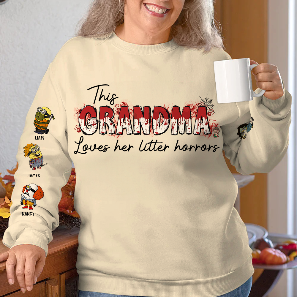 Personalized Halloween Gifts For Grandma Shirt 03xqpu270824 - AOP Products - GoDuckee