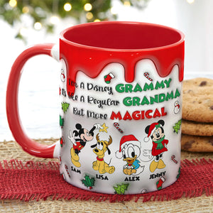 Personalized Gifts For Grandma Accent Mug Christmas 01XQMH160924 - Coffee Mug - GoDuckee