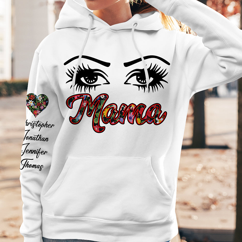 Personalized Gifts For Mom Shirt Mama Eyes 04NAQN250325 - AOP Products - GoDuckee