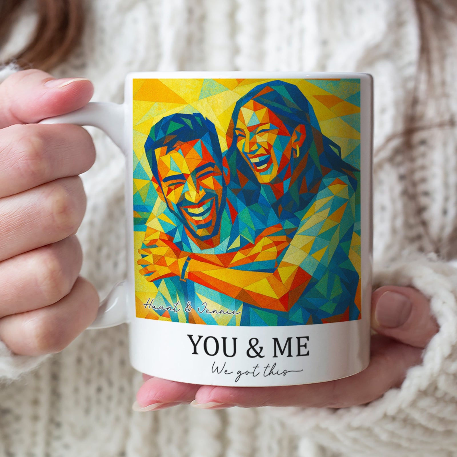 Cubism Art Mug Custom Photo Gifts For Art Lovers 05OHLU230725 - Coffee Mug - GoDuckee