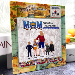 Personalized Gifts For Mom Sliding Puzzle Pirate Mom 04ACHU150425PA - Sliding Puzzle - GoDuckee