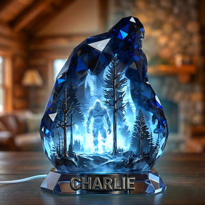 Mysterious Sasquatch Light Box, Personalized Gifts For Bigfoot Seekers 03qhtn181225 - Light Box - GoDuckee