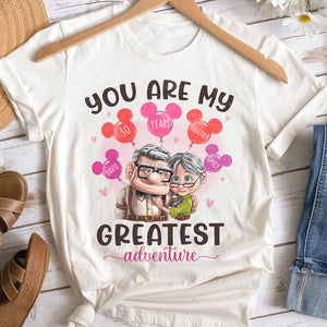 You Are My Greatest Adventure- Personalized Shirt-Gift For Couple- Old Couple Shirt-05dnqn080423 - Shirts - GoDuckee