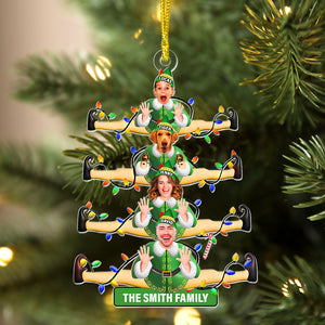 Custom Photo Gifts For Family Christmas Ornament 02xqtn081024 - Ornament - GoDuckee